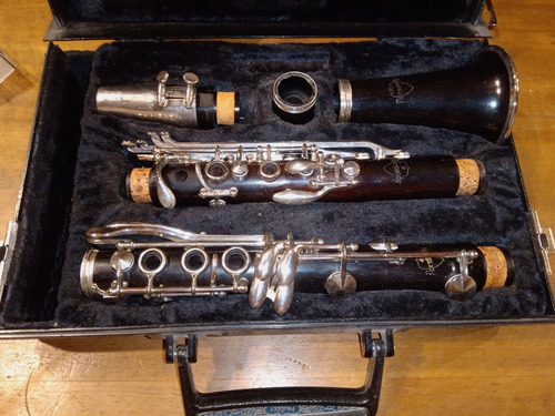 Clarinete Sib Normandy 4 Ébano Modelo 1977 Excelente Estado