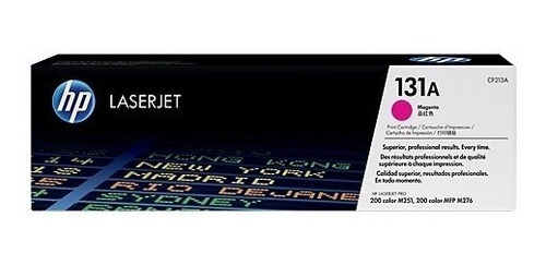 Toner Hp 131a Magenta, Cf213a 1800 Páginas 100% Original