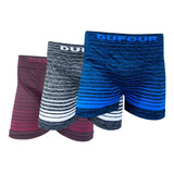 Pack X 3 Boxer Sin Costura Rayado Dufour Art. 11943