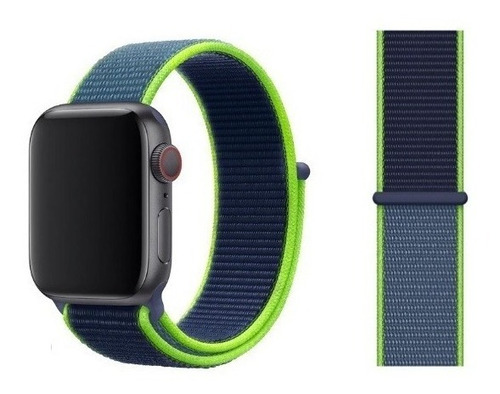 Pulseira Nylon Para Apple Watch 38mm 40mm 42mm 44mm Series 