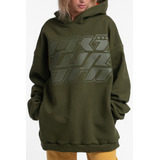 Buzo Teen Hoodie Mujer Buzo Oakland Verde Okiwama 