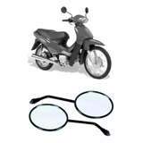 Espejos Modelo Original Redondo Moto Honda Biz C 105 Protork