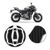 Adhesivo Tapa De Estanque Moto Auto Carbono