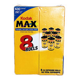 Filme 35mm Kodak Max 400 - Pack Lacrado Com 8un X 24poses