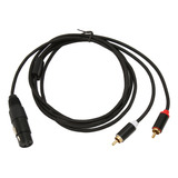 Cable Xlr A Divisor, Doble Hembra, De Baja Pérdida, Silencio