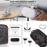 Simumu Funda De Viaje Para Oculus Quest 2 / Oculus Quest Vr