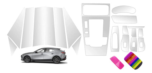 Kit Interior Ppf + Postes Puertas Mazda 3 Hb 2024 2025