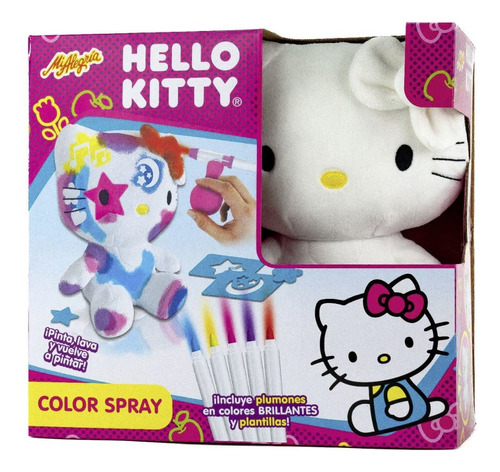 Hello Kitty Peluche Color Spray Juguete Mi Alegria Slime 