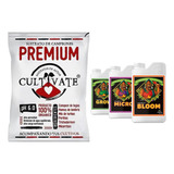 Sustrato Cultivate Premium 80lts Base Advanced Nutrient 1lt