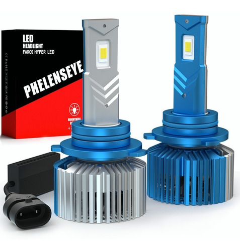 Kit Focos De Luz Led H4 H7 H11 9005 9006 Auto 28000lm Canbus