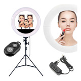 Kit Youtuber 36 Cm Tripé Profissional Controle Ring Light