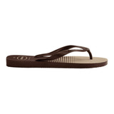 Havaianas Ojotas Top Basic Hombre Originales Cafe