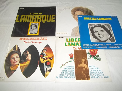 Lp Vinil - Libertad Lamarque - 5 Discos Cantora 