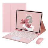 Funda Con Teclado Mouse Para Samsung Tab S6 Lite Sm-p610