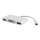 Monoprice   Usb Type-c A Displayport 4 K  Hdmi Y Dvi-d Ad