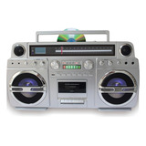 Techplay Monster-pro 1980s-style Boom Box Reproductor De Cd,