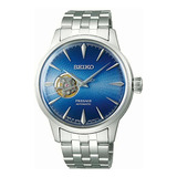 Seiko Reloj Presage Caballero Automatico Ssa439j1 Azul,