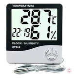 Termohigrometro Digital Higrometro,termometro,reloj Sonda