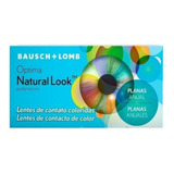 Lente De Contato Colorida Natural Look Anual Sem Grau