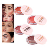 Rubor Blush En Crema Multifuncional 3en1 Maquillaje Natural