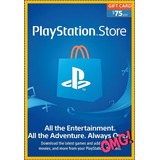 Psn Card 75 Usd (usa) Ps4/ps5/ps3