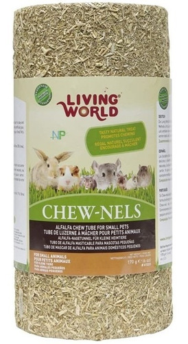 Living World Chew-nels Alfalfa Conejo, Hamster, Cuy 70gr. Np