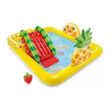 Centro Acuático Inflable Para Niños Frutal Intex 57158 Tobog