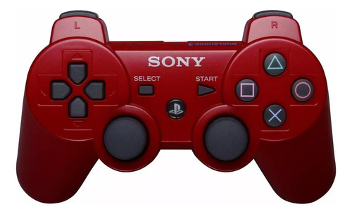 Joystick Inalámbrico Sony Playstation Dualshock 3 Rojo Origi