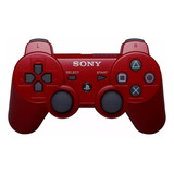 Joystick Inalámbrico Sony Playstation Dualshock 3 Rojo Origi