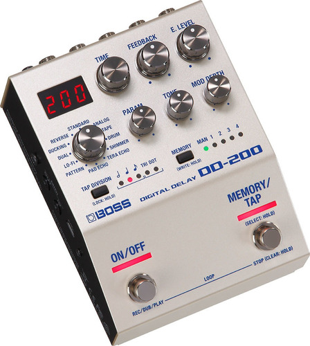 Pedal De Delay Boss Dd200 Digital Delay 