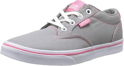  Vans Wiston Low Canvas Gray/pink Vn000w9xf8t Niña