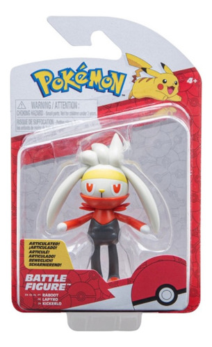 Raboot Pokemon Jazwares Battle Figure Packs