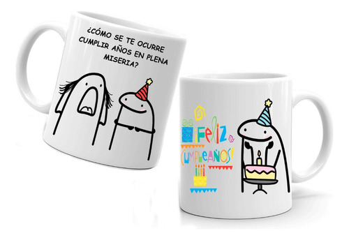 Tazon/taza /mug Flork Cumpleaños En Enero