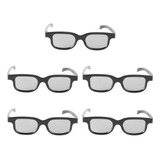 5 Pares De Gafas De Lentes Polarizadas Circulares Pasivas 3d