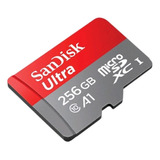 Nueva Tarjeta Sandisk 256 Gb Microsd Ultra 150 Mb/s Clase 10