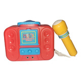 Juguete Radio Parlante Karaoke  Con Microfono Para Niños