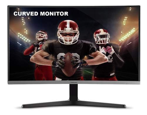 Monitor Curvo Samsung 27  Full Hd Hdmi Vga Lc27r Gris