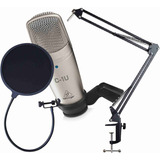 Kit Grabacion Behringer C1u Usb Microfono Condenser Brazo
