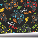 Papel De Parede Start Play Controle Video Game Joystick A729
