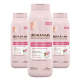 Loção Hidratante Rosa Mosqueta 500ml Hidramais Kit C/3 Un