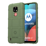 Funda De Teléfono De Silicona A Cuadros Para Motorola Motoe7