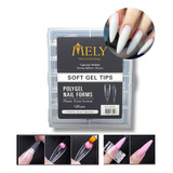 Capsulas Uñas Construccion Stiletto Polygel Gel X120 Mely