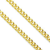 Corrente Feminina Elo Groumet Em Ouro 18k 750 4.0gr 60cm 