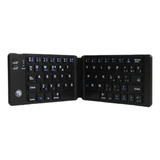 Teclado Plegable Inalámbrico Bluetooth Tk 1010 Color Del Teclado Negro