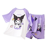 Pijama De Verano Kawaii Hello Kitty My Melody Kuromi