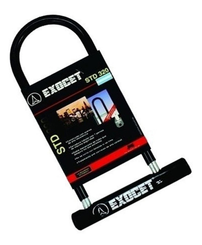 Candado Traba U Exocet Std 320 Rejas Seguridad Moto Bici