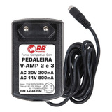 Fonte Ac 20v 11v Pra Pedal Pedaleira Behringer Vamp V-amp3