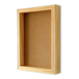 Marco Para Cuadro 21x30 - Box - Pino 30x14mm Con Vidrio