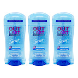 Secret X3 Desodorante Clear Gel Outlast Completely Clean 6c