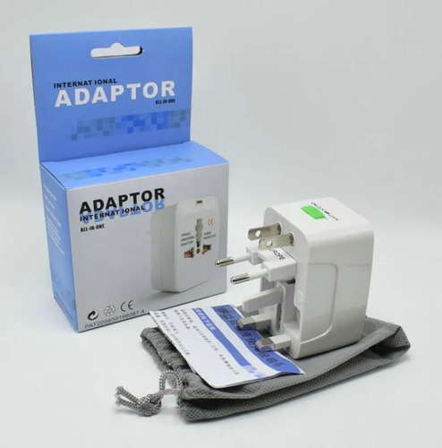 Adaptador Universal Viajero Viaje Enchufe Mundial Reforzado